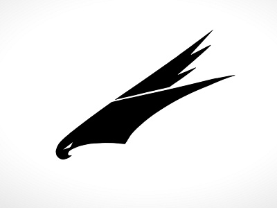 Modern Edgy Falcon Logo