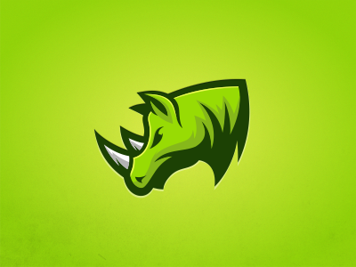 Majestic Rhino Logo Rhino Mascot Logo For Sale