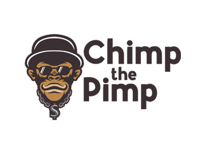 Chimp The Pimp Custom Logo For Client Work