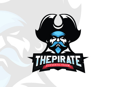 Pirate ESports Logo To Buy Online | Pirate Mascot Logo For Sale