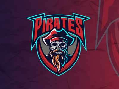 Skull Pirate eSports Logo | Skull Pirate Mascot Logo