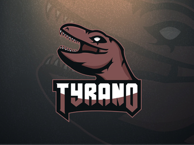Dinosaur eSports Logo | Dinosaur Mascot Dinosaur Sports Logo