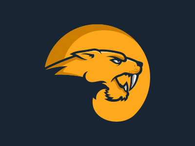 Premade Sabertooth Tiger E-Sports Logo Mascot Logo branding cat esports gaming identity lion logo logotype mascot sabertooth sports tiger