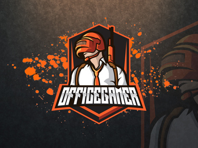 Awesome Office Gamer eSports Logo | Office Gamer Mascot Logo