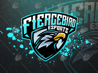 Majestic Falcon Logo Falcon Mascot Logo | Falcon eSports Logo crest esport esports falcon gaming hawk logo mascot sale