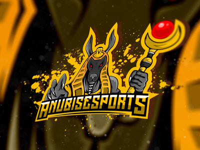 Anubis Gaming Logo | Anubis eSports Logo | Anubis Mascot Logo anubis clan egyptian esport esports gaming god logo mascot premade sports team