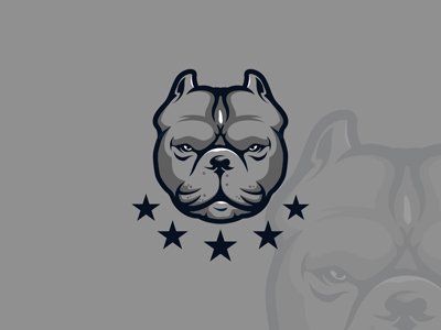 Strong Powerful Bulldog Mascot Logo For Sale By Lobotz Logos On