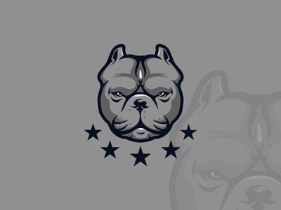 Strong & Powerful Bulldog Mascot Logo For Sale bulldog dog esports gaming logo mascot premade sports strong team twitch