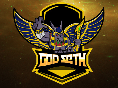 Seth God Logo | Seth eSports Logo | God Seth Mascot Logo anubis egypt egyptian esports esports logo god gym mascot mascot logo mytical seth seth logo