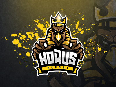 Majestic Horus Logo | Horus eSports Logo | Horus Mascot Logo