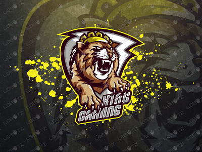 Breathtaking King Lion Mascot Logo