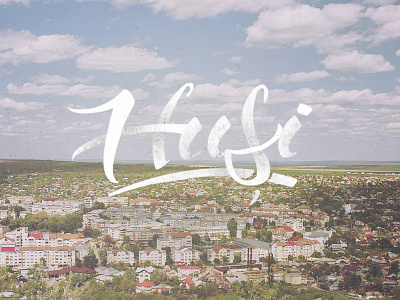 Husi,hometown type hometown lettering moldavia romania type typography