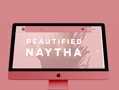 Beautified By Naytha design graphic design ui webdesign