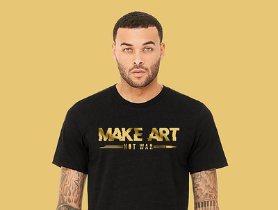 Make Art Not War apparel art design graphic design shirts t shirts