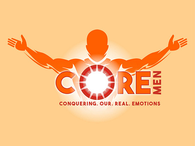 CORE Men Logo apparel art branding design graphic design logo vector