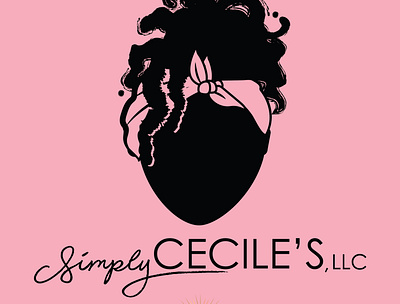 Simply Cecile's Logo art branding design graphic design illustration logo
