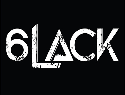 6LACK Logo 6lack art artists branding design graphic design logo vector