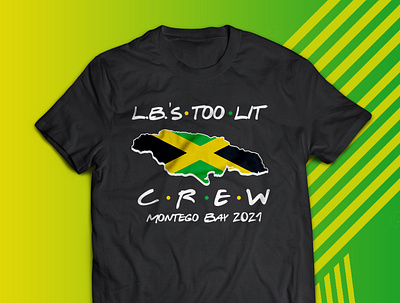 L.B.'s Too Lit Crew apparel design graphic design