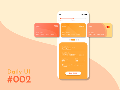 Payment Checkout Page UI 002 100 days of ui mobile ui payment page ui ui challenge ui design