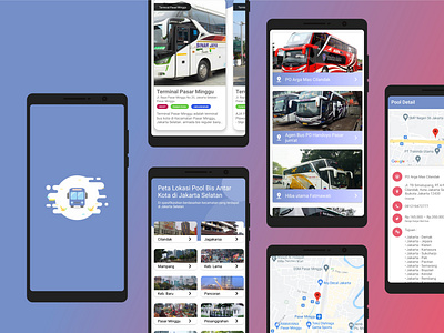 South Jakarta Bus Station Map App