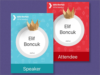 Devfest Istanbul 2016 Badges