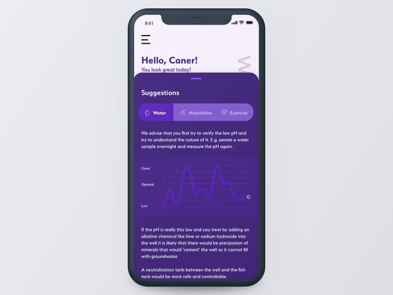 Concept Wellness App | Details detail wellness ios concept iphone illustration design app