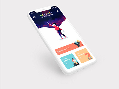 DevFest Istanbul 2019 App android app conference design devfest gdg ios mobile