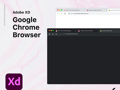 Adobe XD Template: Google Chrome Browser adobe xd adobe xd photoshop ui ux adobe xd design adobe xd download adobe xd template adobe xd templates browser browsers chrome download download mockup google google chrome mockup mockups tabs template template design ui ui design
