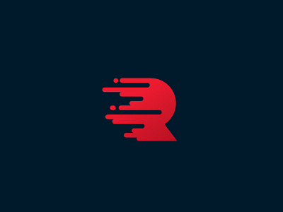 Logo brand circle flat illustration letter logo red relentless rounded type work