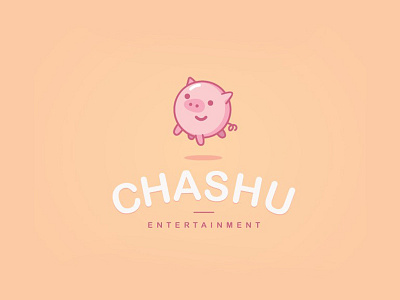 Chasu Entertainment Brand brand entertainment game gaming illustration logo pig piglet software