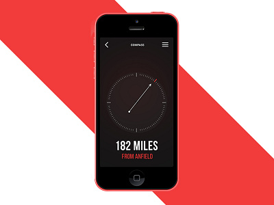 LFC Anfield Compass anfield app compass direction idea iphone lfc liverpool mobile red