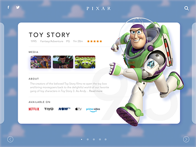 Pixar Toy Story Concept - Mixed Software buzz lightyear carousel disney movie netflix now tv pixar show tivo toy story tv video
