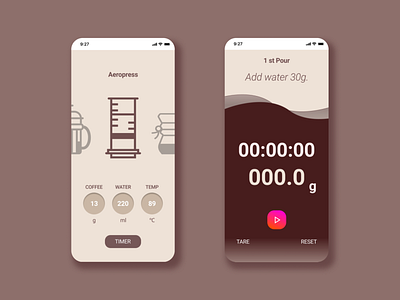 Daily UI #014 - Countdown Timer 014 app coffee countdown graphic design timer uidesign