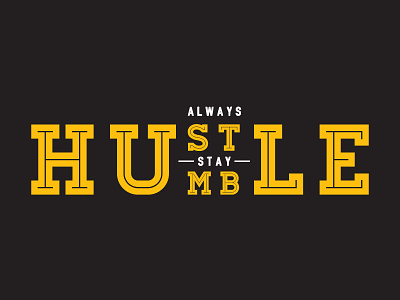 Always Hustle. Stay Humble dailyletteringproject first shot hand lettering humble hustle lettering vintage