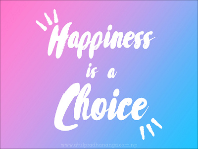 Happiness is a Choice