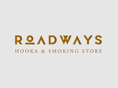 ROADWAYS branding hooka identity invite logo logo design roadways smoking store wip