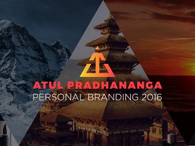 Personal Identity 2016 atul branding identity invite logo logo design nepa personal identit wip