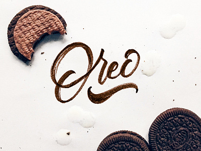 Oreo:  Lettering