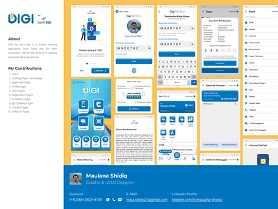 DIGI by bank bjb - UI Design