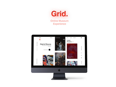 Grid Landing Page - Online Museum Experience