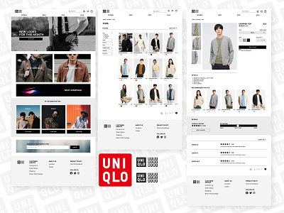 Uniqlo E-Commerce Website conversion design design design product design e commerce ui uniqlo user experience user interface ux web designer