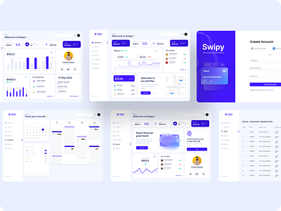 Financial Dashboard - Minimalist