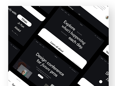 Minimalist Dark/Black - Website black minimal black mode visual interface black user experience branding dark minimal website dark minimalist website dark mode website dark website design ui user experience user interface ux website