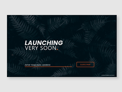 LAUNCHING SOON PAGE - WEB DESIGN - UI UX by → Saif Ali app branding design graphic design icon illustration logo mookup page signup ui ux vector web webdesign