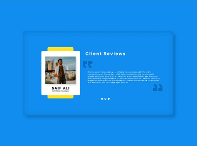 Testimonials View by → Saif Ali app branding design icon illustration logo signup ui ux vector w web webdesign website webui