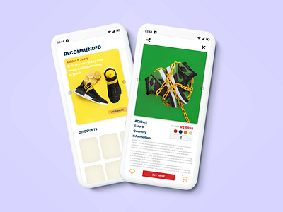 Shoes App Design