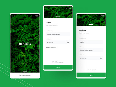 HERBALIVE - Plant Store App