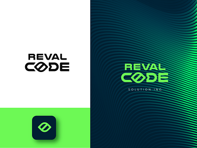 Reval code logo brand branding code design identity logo snake snake logo virtual