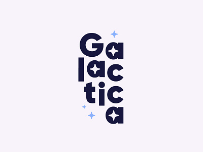 Galactica logo brand branding design galactica identity logo milk milky way minimalist packaging space stars