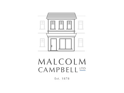 Malcolm Campbell Branding Concept branding design glasgow graphic graphic design icon identity logo minimal simple store